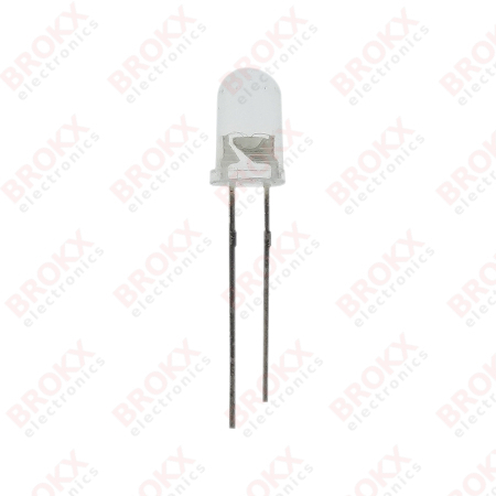 LED cold white 5 mm bipolar