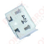 USB-B Micro PCB connector SMD - Click Image to Close