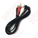 3.5 mm Jack - RCA cable (stereo) 1.5 m - Click Image to Close