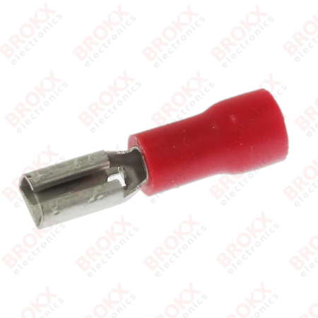 insulated female disconnector from 0.5 - 1 mm² (2,8x0,5mm) - Click Image to Close