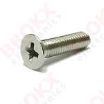 M3 x 12 Metal screw philips stainless steel countersunk