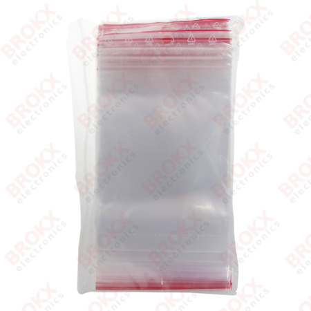 Ziplock bag 80 x 120 mm (100 pieces)