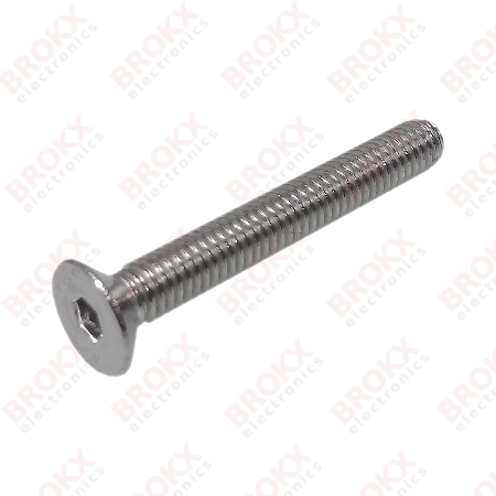 M4 x 30 Metal screw hex countersunk stainless - Click Image to Close