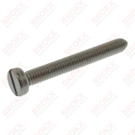 M2.5 x 20 Metal screw slotted stainless steel