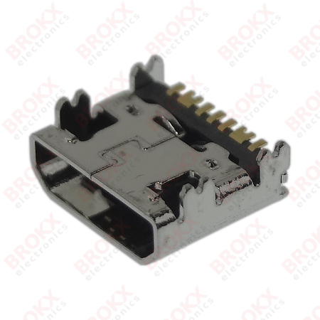 USB-B Micro printconnector SMD