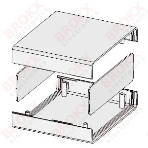 150 x 130 x 50 mm Console case