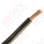 Stranded wire 2.5 mm² Black