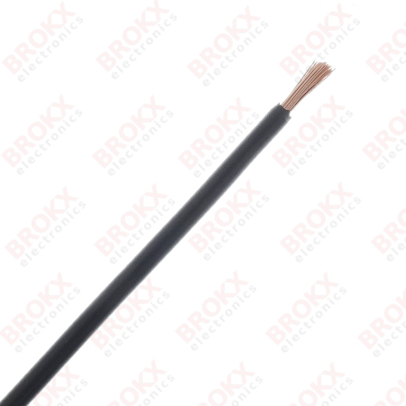 Stranded wire 2.5 mm² Black - Click Image to Close