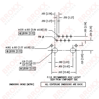 RJ45 PCB connector CAT5E - Click Image to Close