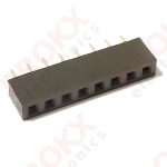 Header Pin Female - pitch 2 mm - 1x8 - Click Image to Close
