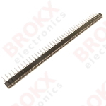 Header Pin Female - steek 2 mm - 1x40