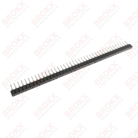 Header Pin Female - steek 2 mm - 1x40 - Klik op de afbeelding om het venster te sluiten