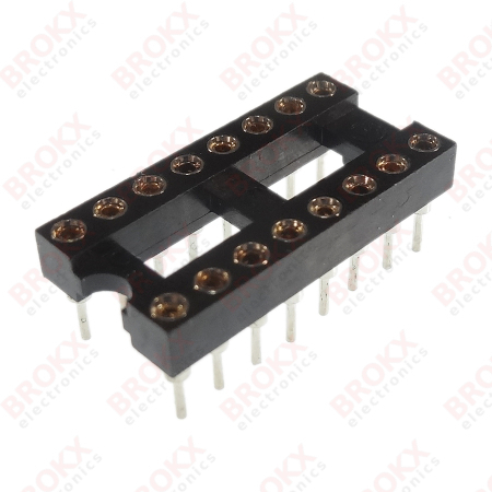 IC Socket - DIP 16 pins precision - Click Image to Close