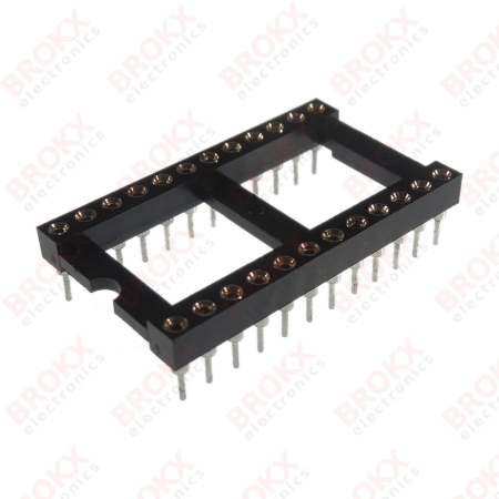 IC Socket - DIP 24 pins precision - Click Image to Close
