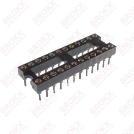 IC Socket - DIP 24 pins precision - Click Image to Close