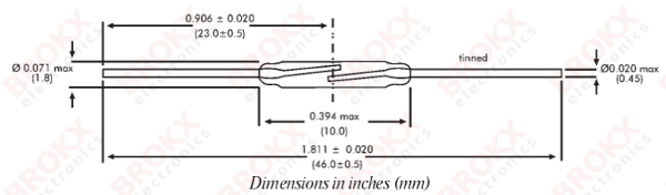 Reedcontact RI-02 10 mm - Click Image to Close