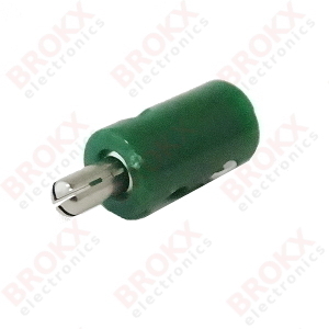 HO plug male - Green - Click Image to Close