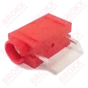 Banaan 4 mm contact - printmontage - rood
