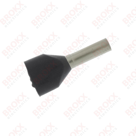 Bootlace ferrule 1.5 mm² Black (Twin) - Click Image to Close