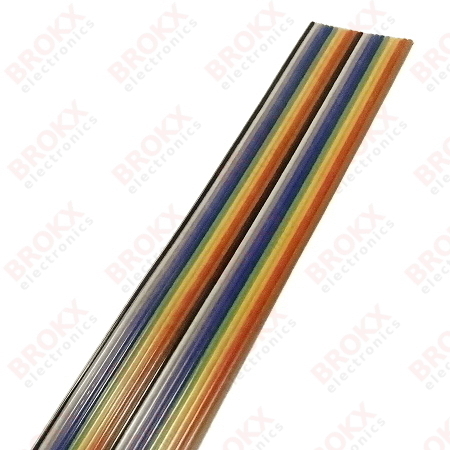 Ribbon cable 20-wires Coloured - Click Image to Close