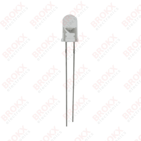 LED cold white 5 mm 1900 mcd - Click Image to Close