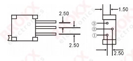 Trimmer 2 kΩ vertical 28 turns