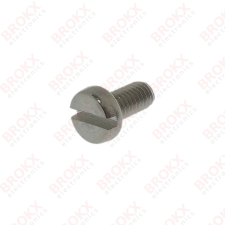 M3 x 6 Metal screw slotted stainless steel - Click Image to Close