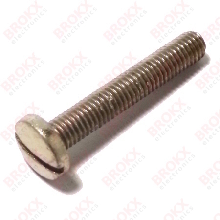 M5 x 30 Metal screw slotted galvanized