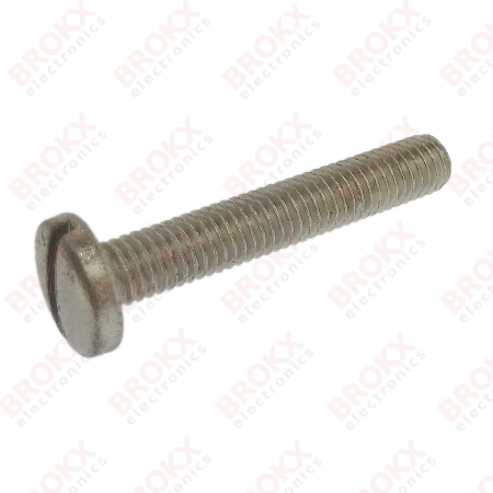 M5 x 30 Metal screw slotted galvanized