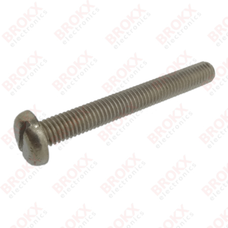 M5 x 40 Metal screw slotted galvanized