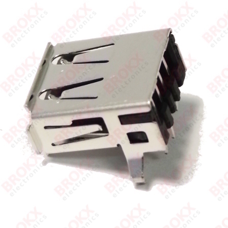 USB-A Haakse Connector printmontage