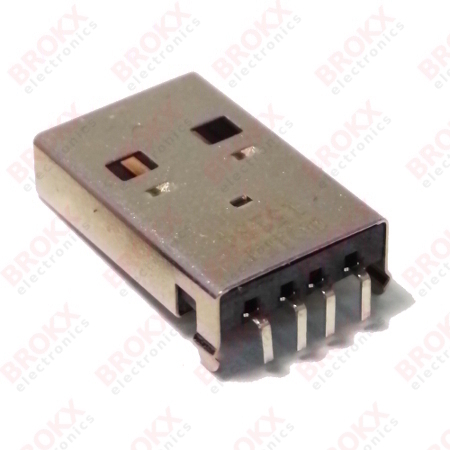 USB-A plug pcb mount