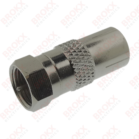 Adapter Coax female - F male - Click Image to Close