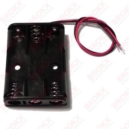 Battery holder 3 x AAA - Click Image to Close