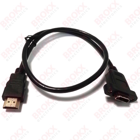 HDMI panel mount cable - Click Image to Close