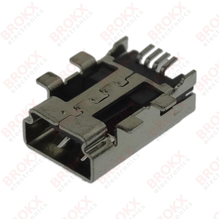 USB-B Mini PCB connector SMD - Click Image to Close