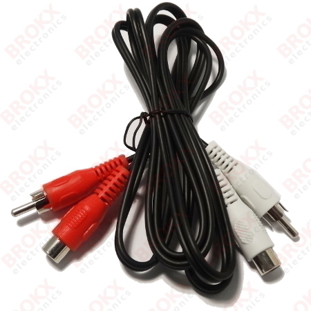 RCA extension cable (stereo) 1.5 m