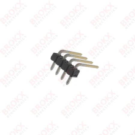 Header Pin Angled - pitch 2.54 mm - 1x4