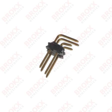 Header Pin Angled - pitch 2.54 mm - 2x2