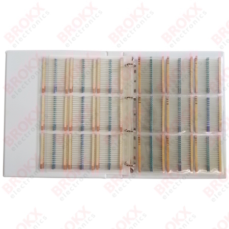 Metal film resistor kit E12