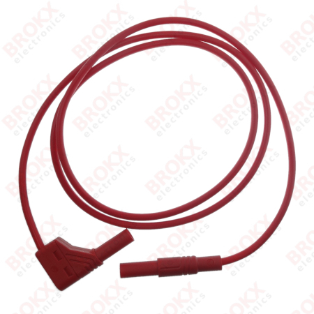 Test Lead Red 1 meter 4 mm banana CATIII - Click Image to Close