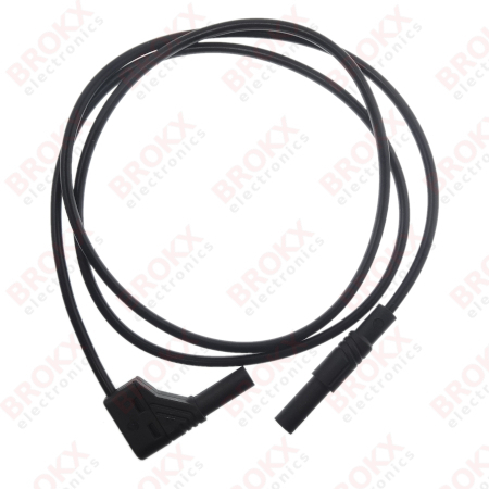 Test Lead Black 1 meter 4 mm banana CATIII - Click Image to Close