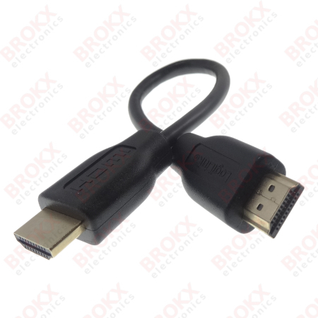 HDMI cable gold-plated with ethernet 0.2 meter