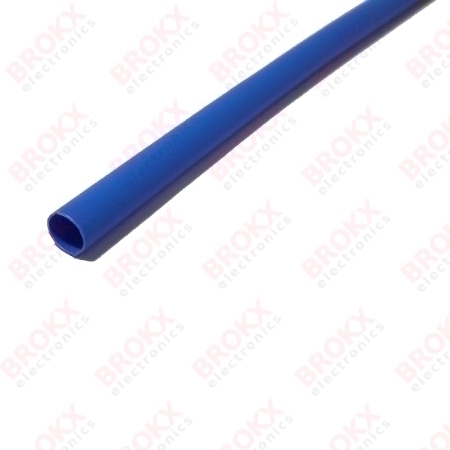Heat shrink sleeve 4.8 mm per meter Blue - Click Image to Close