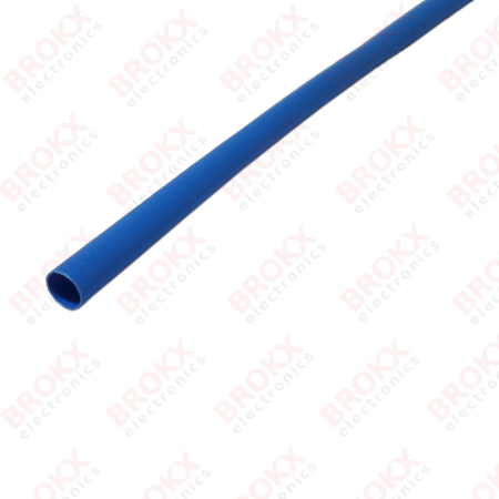 Heat shrink sleeve 4.8 mm per meter Blue - Click Image to Close