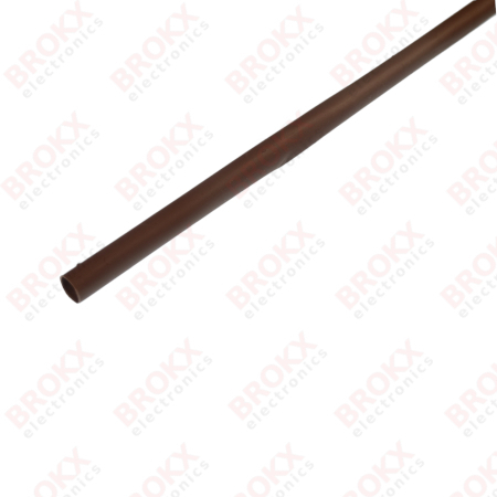 Heat shrink sleeve 4.8 mm per meter Brown - Click Image to Close