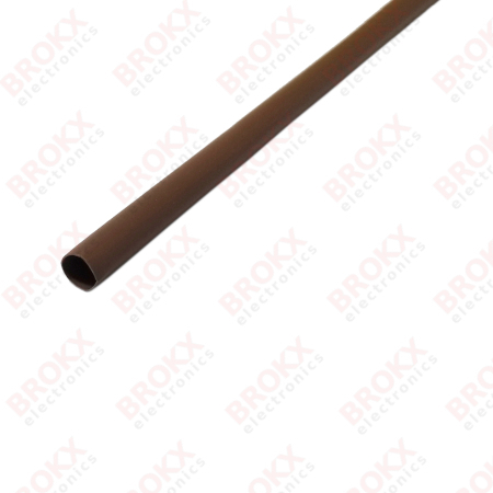 Heat shrink sleeve 4.8 mm per meter Brown - Click Image to Close