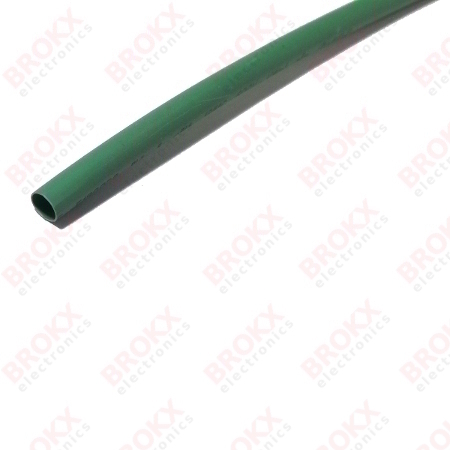 Heat shrink sleeve 4.8 mm per meter Green - Click Image to Close