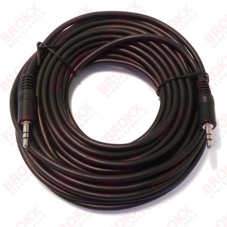 3.5 mm Jack - 3,5 mm Jack (stereo) 10 m - Click Image to Close