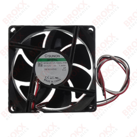 80x80x25 mm 12 VDC Fan - Klik op de afbeelding om het venster te sluiten